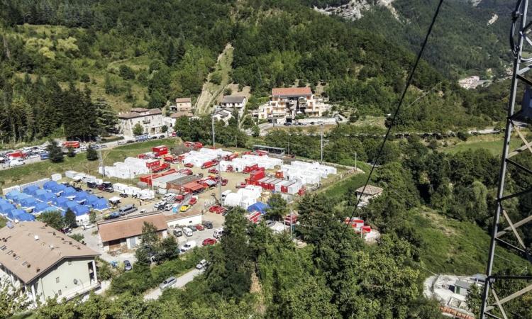 Sisma, montati nel maceratese 10 container dalla provincia di Bolzano