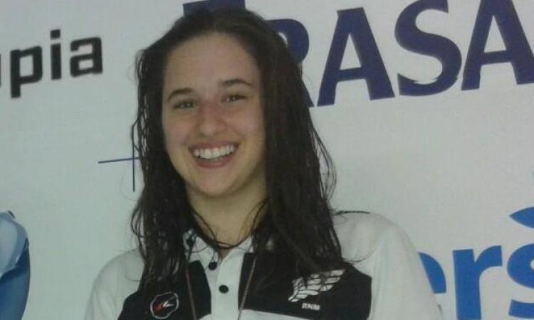 La nuotatrice settempedana Lucia Cialoni al meeting internazionale a Roma