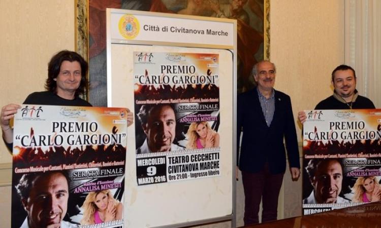 Prima edizione del Premio Carlo Gargioni domani al Cecchetti con Annalisa Minetti