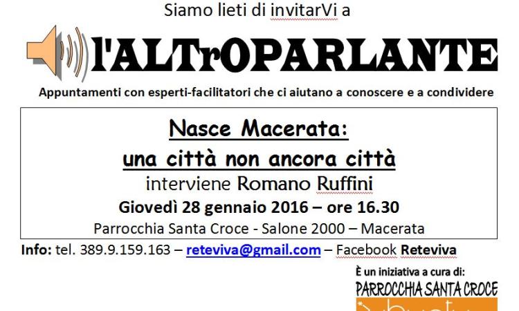 Reteviva Santa Croce, “L’Altroparlante”: come è nata Macerata