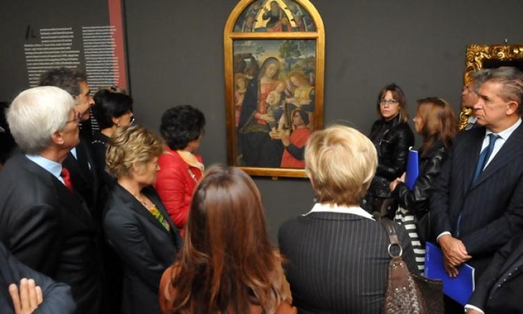 La “Madonna della Pace” del Pinturicchio ha fatto ritorno a San Severino