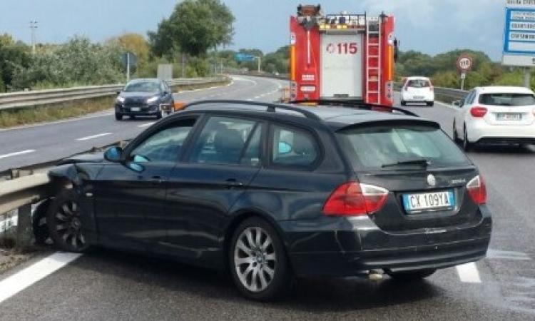 Incidente in superstrada tra Montecosaro e Civitanova