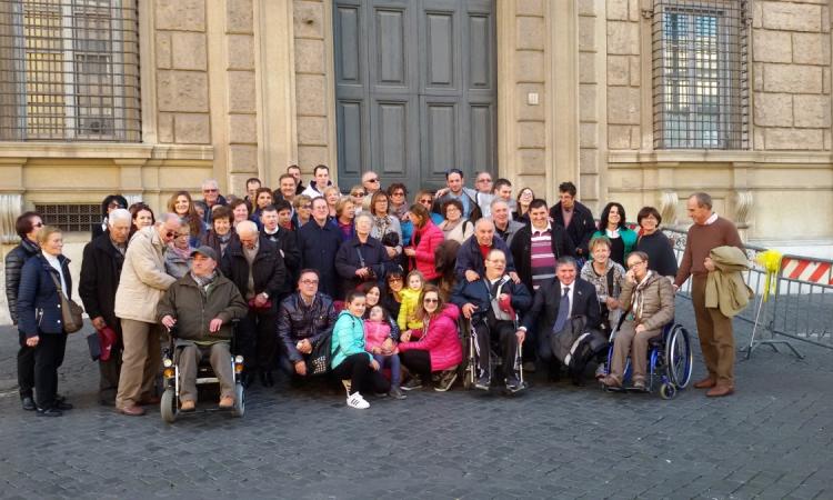 I ragazzi del CentroArancia in visita dal Papa