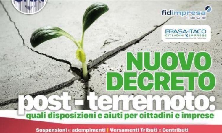 Terremoto, nuovo decreto: da domani incontri sul territorio per illustrare gli interventi a cittadini e imprese