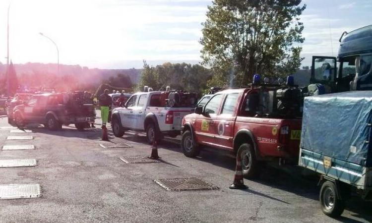 La Protezione Civile di San Severino è partita per Benevento