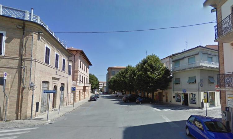 Anziana investita a Tolentino