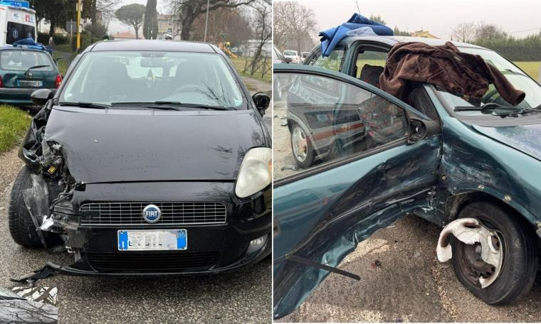 San Severino, scontro tra auto alle porte di Cesolo: grave un uomo