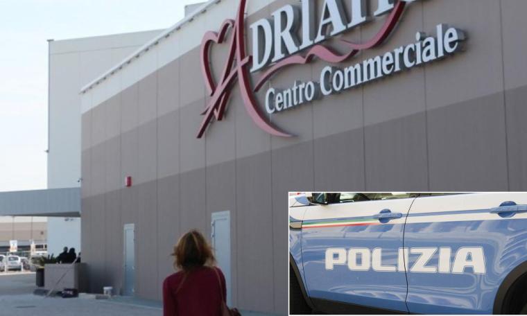 Assalto nella notte al Cuore Adriatico: Panda usata come ariete, tentato colpo da Stroili Oro