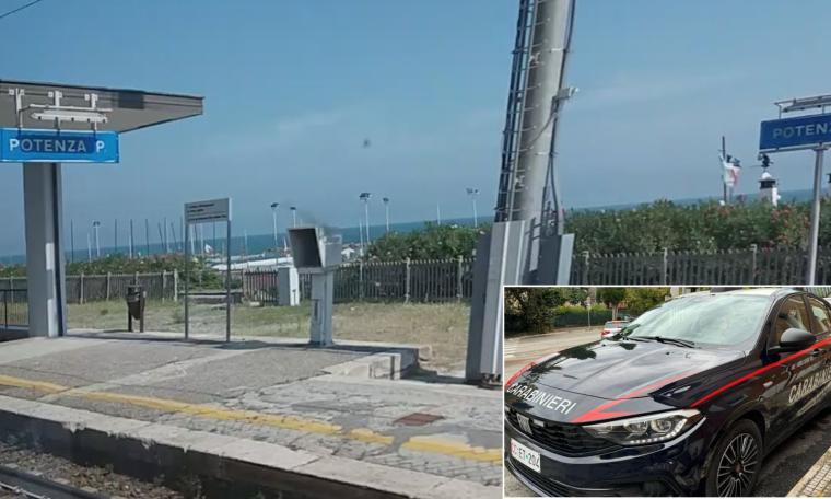 Ragazza aggredita e palpeggiata alla stazione di Potenza Picena: denunciato 36enne
