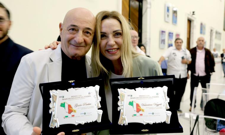 Guido Picchio premiato con 'Marche Regione da Podio': "Lo dedico ad Andrea Angeli" (FOTO)